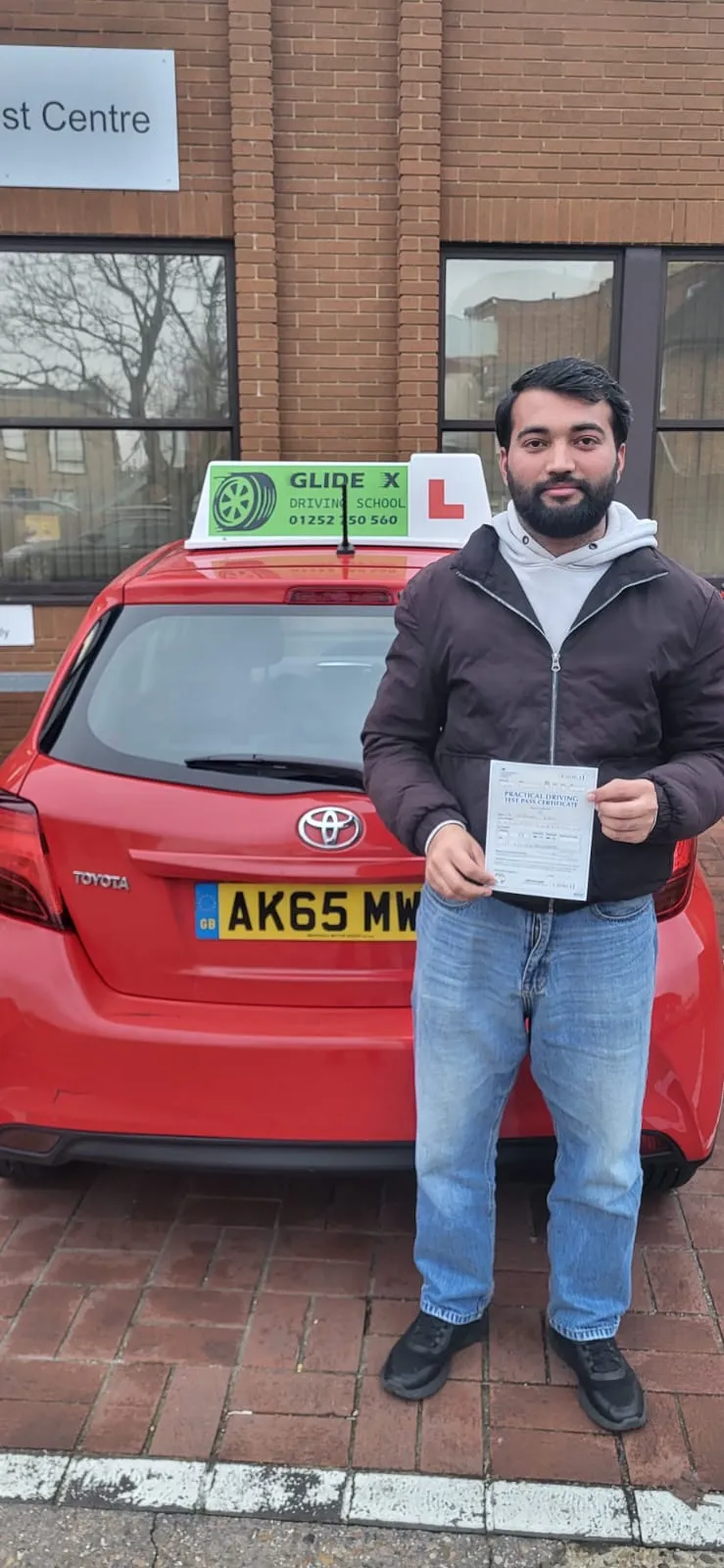 Driving test pass in Fleet - Student 1