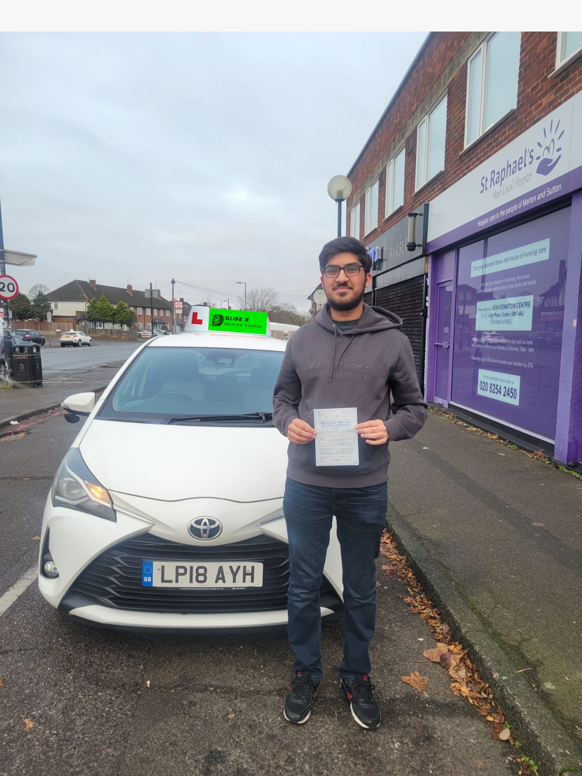 Successful driving test pass - Student 1