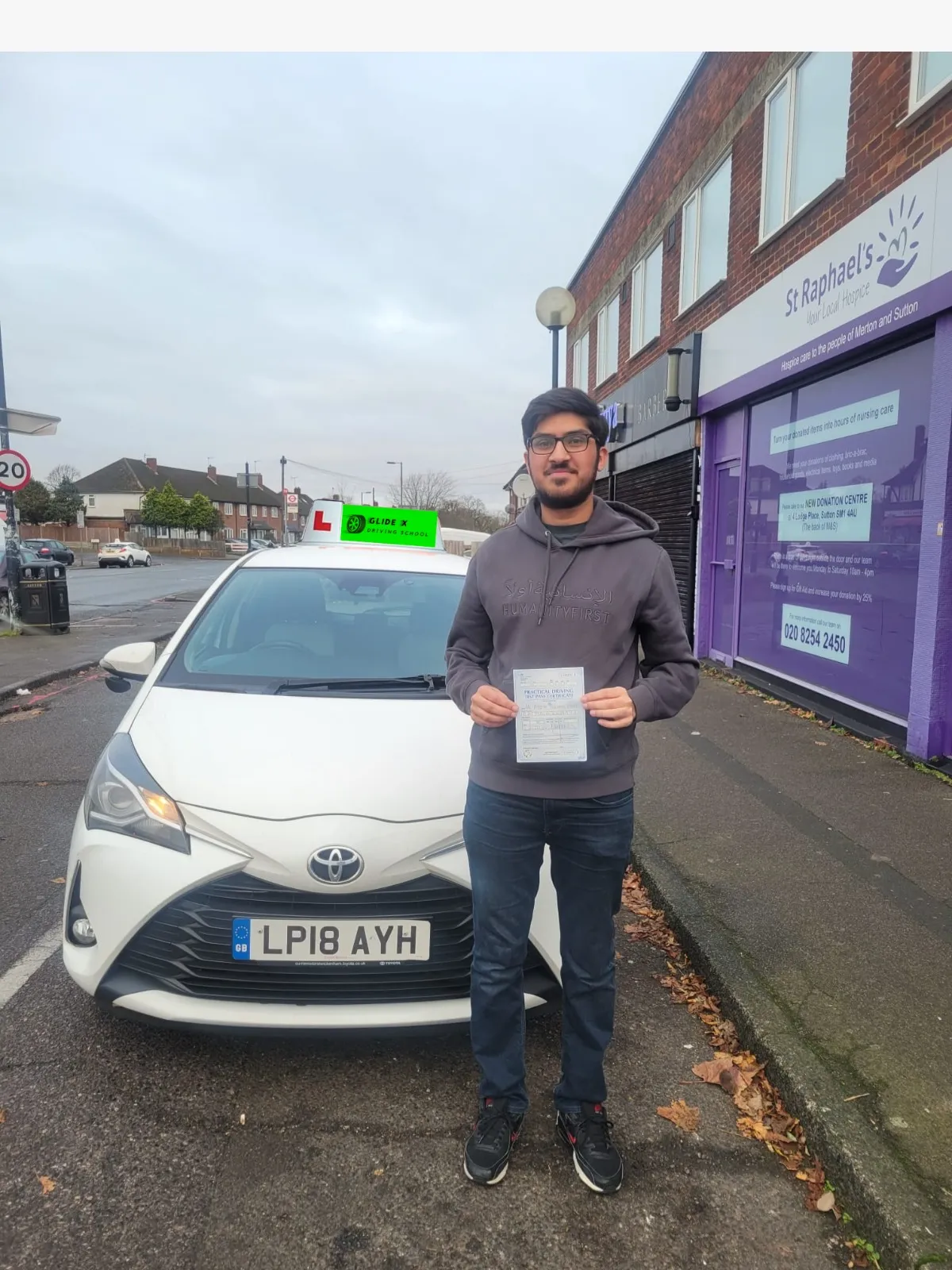 Successful driving test pass - Student 1