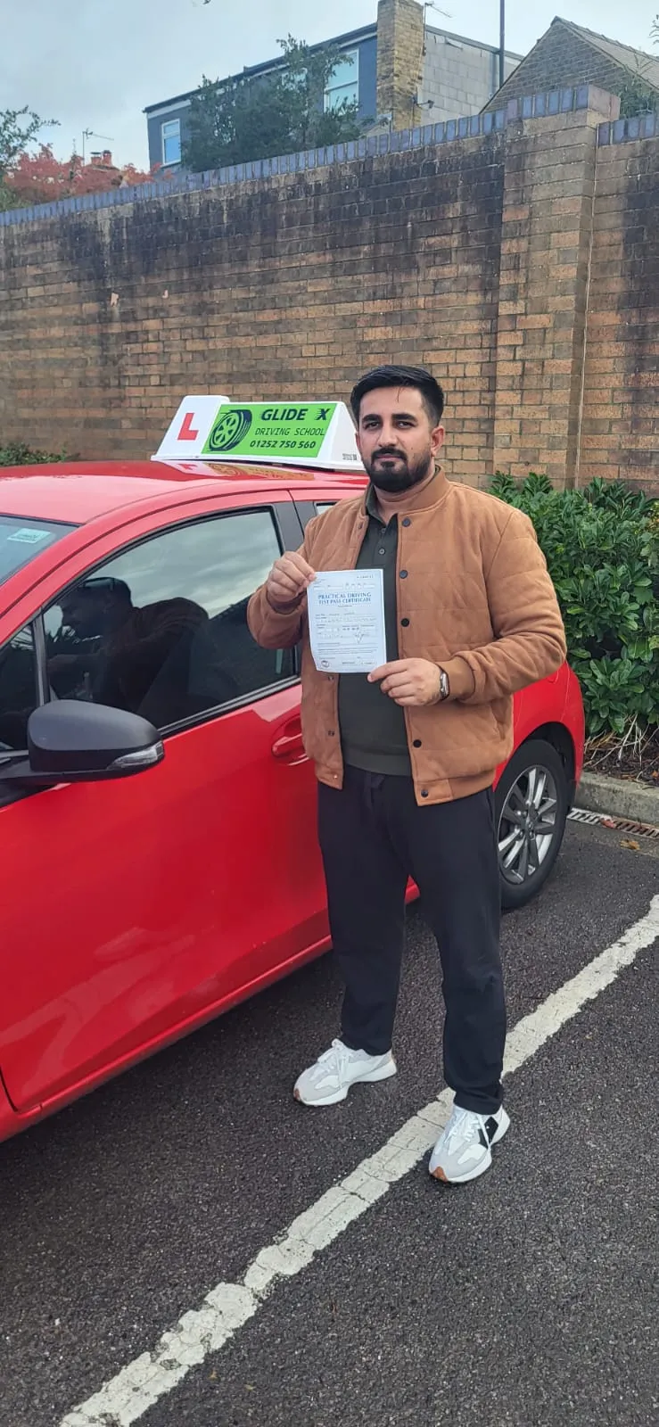 Successful driving test pass - Student 4