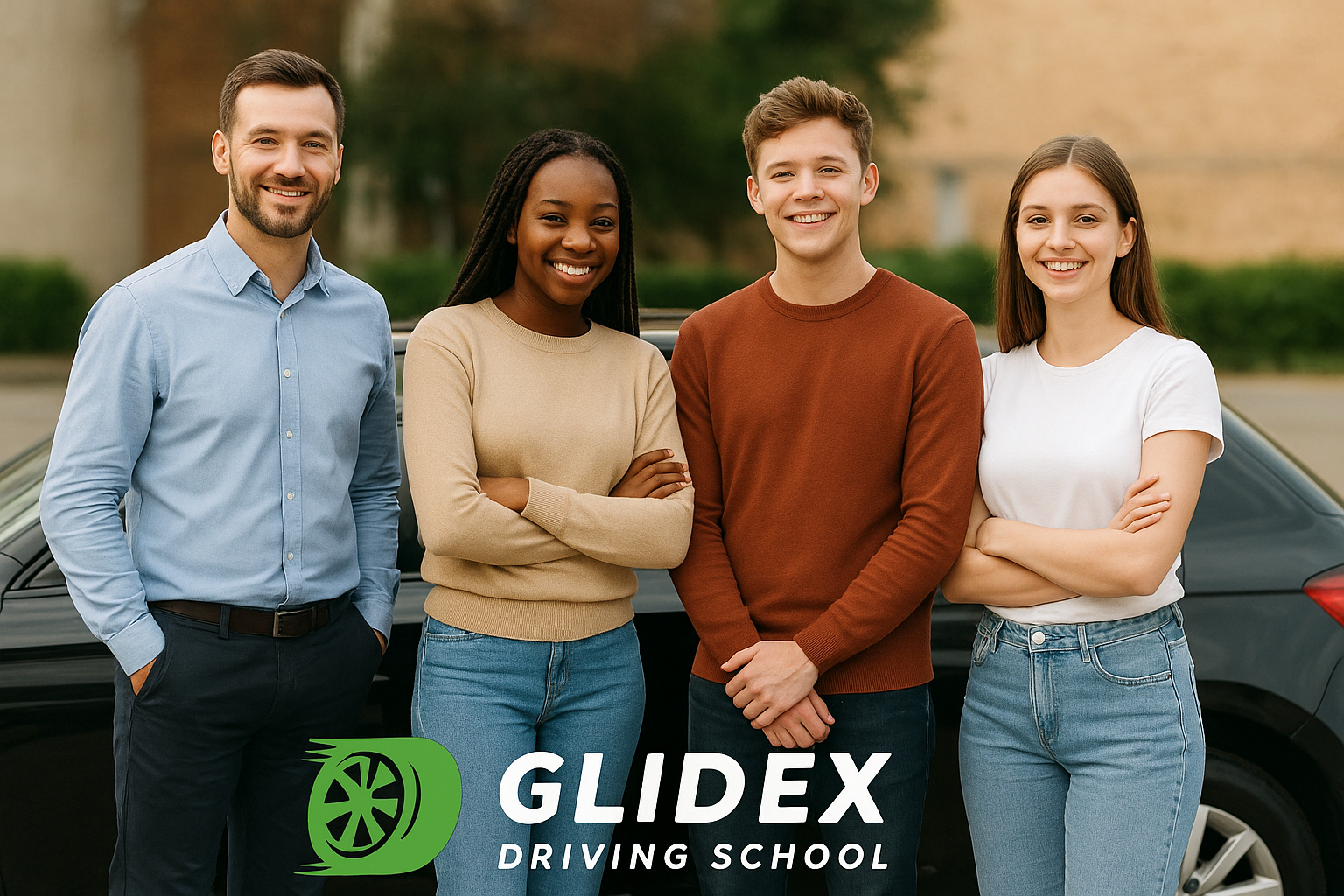 GlideX Driving School team - DVSA approved driving instructors in Aldershot, Hampshire